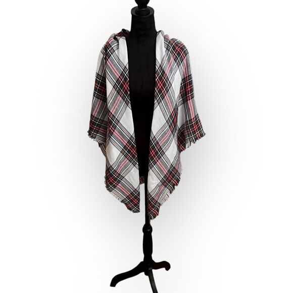 Unbranded Women's Tartan Plaid Woven Fringed Rectangle, Wrap, Shawl, Scarf - Picture 1 of 15